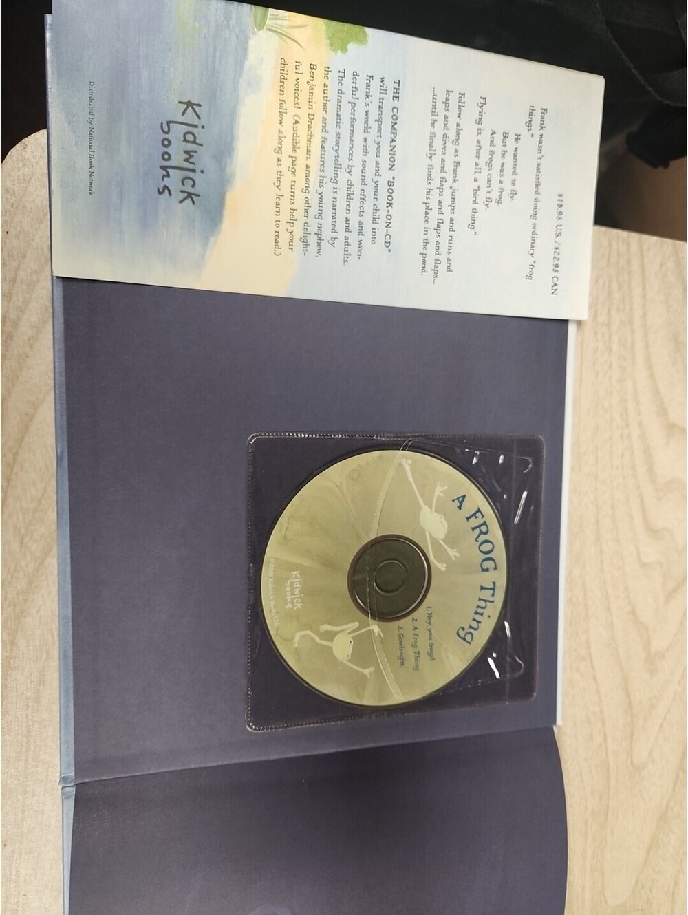 A Frog Thing  w/Audio CD Hardcover By Drachman, Eric Kids Book